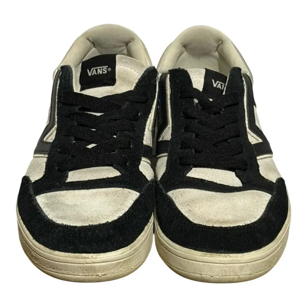 Vans Lowland CC Black White Suede Leather Skate Shoes Men's Size 9.5 - Picture 3 of 8